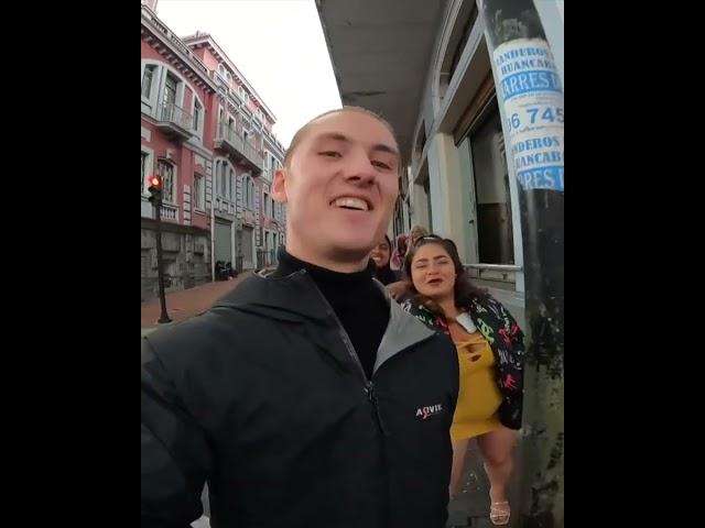 Ecuador Girl Grabs Me On The Street 