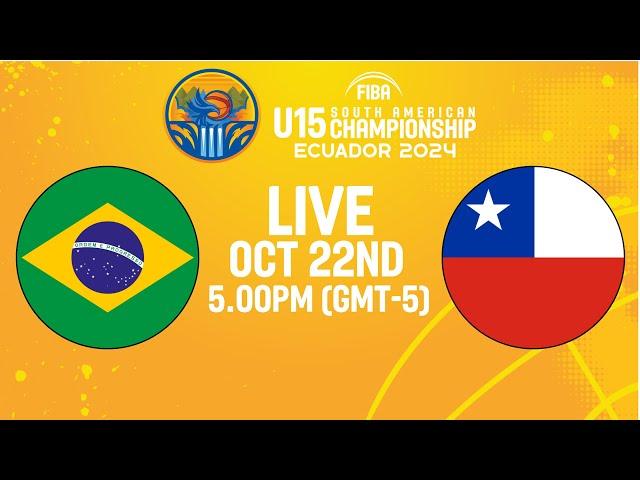 Brazil v Chile | Full Basketball Game | South American U15 Championship 2024