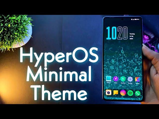 HyperOS Minimal Theme For Any Xiaomi Devices | New System Ui | #hyperos