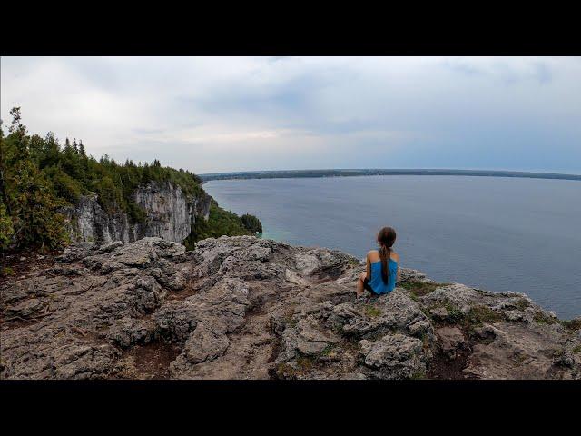 Camping, Hiking & Rock Climbing in Lion's Head, Ontario with Kids - Lion's Head Lookout Trail