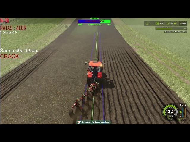  Live Stream  Stream savaitė #3 day  Farming SImulator 25 