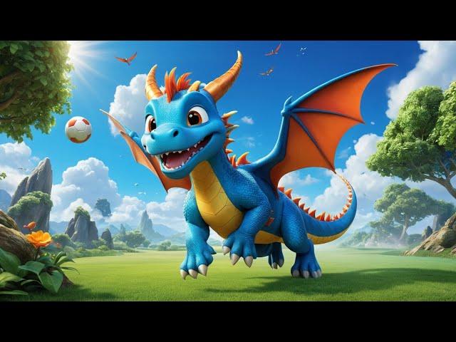 Dizzy the Dragon Wants to Play | Fun Fantasy Nursery Rhyme for Kids | Sing-Along Adventure Song