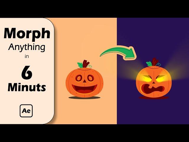 After Effects Tutorial | Simple Morph Animation | For Beginner