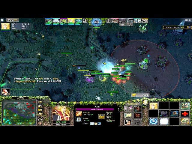 DOTA 1 Invoker Kael Beyond GODLIKE #21
