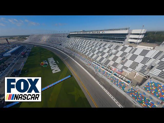 Daytona 500 EXCLUSIVE: Amazing drone footage at Daytona International Speedway | NASCAR on FOX