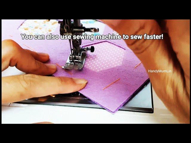 EASY Hexagon Idea┃HandyMumLin sewing project