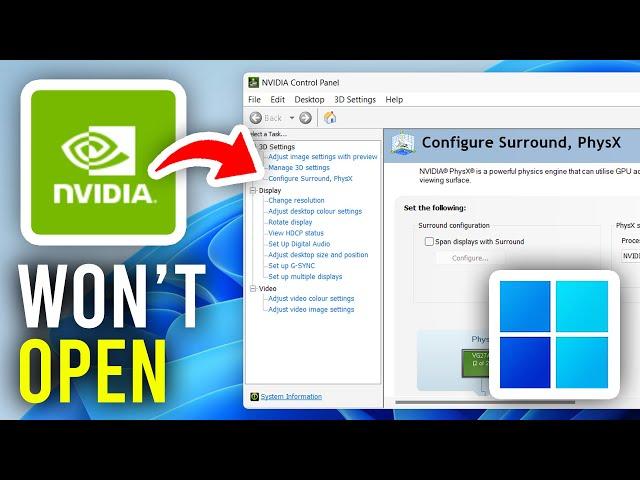 How To Fix NVIDIA Control Panel Not Opening - Full Guide