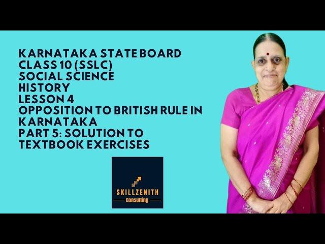 Karnataka State Board | Class 10 |Social Science | L4.5| Opposition to British Rule in Karnataka