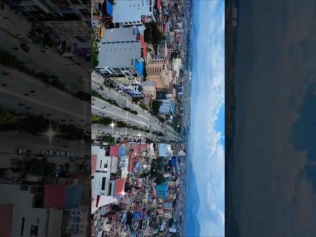 Now when the city roads are out of protest #dronevideo #ytshorts #ktmcity #protests #free #roads
