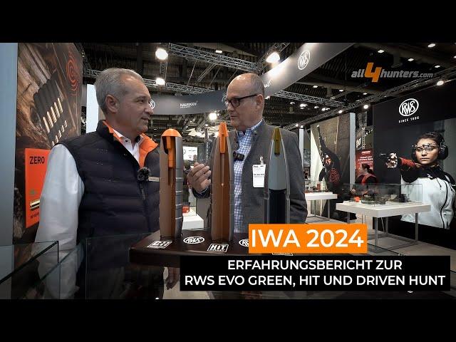 IWA 2024: Erfahrungsbericht zu den bleifreien Laborierungen RWS EVO GREEN, HIT und DRIVEN HUNT