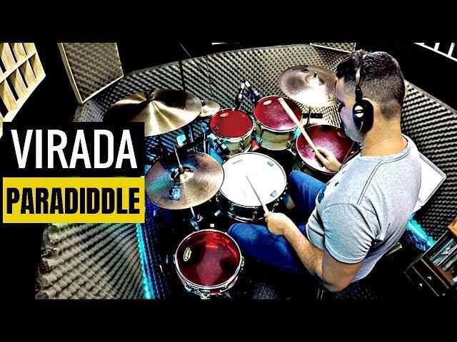 VIRADA USANDO O PARADIDDLE NA BATERIA