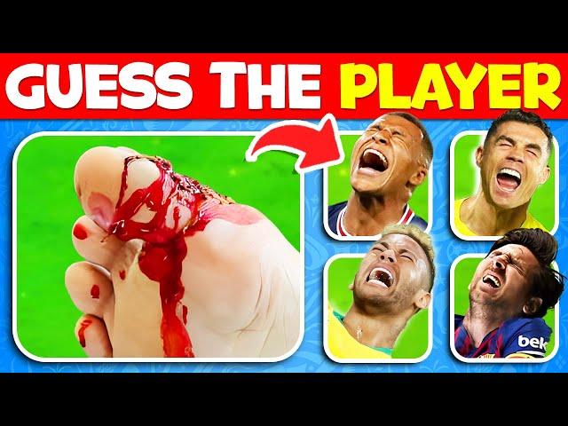 Who Got INJURY? 🩸Comparison INJURY Moments of Football Player! Football Quiz | Ronaldo,Messi