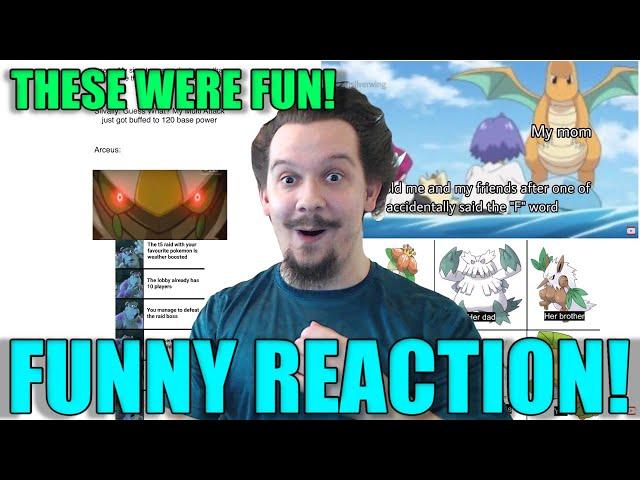 THESE WILL MAKE YOU LAUGH & SMILE! Crasher Reacts: POKEMON MEMES