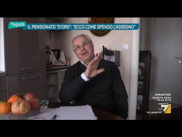 Pensionato d'oro: 'Ecco come spendo l'assegno'