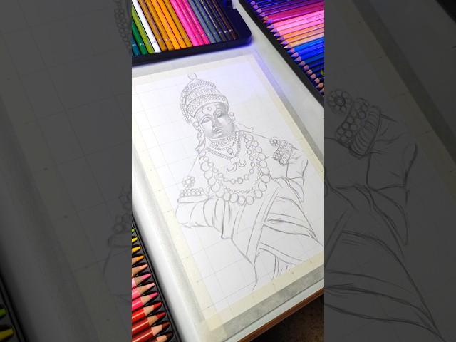 Lord Vitthal Drawing #shorts #ytshorts #viral #vitthal