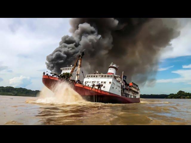 SECA EXTREMA NA AMAZÔNIA | BALSA COLIDE NO PEDRAL MAIS PERIGOSO DO RIO MADEIRA!