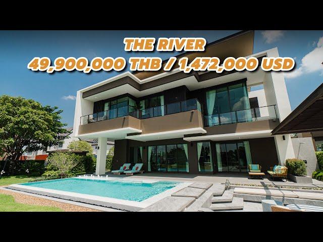 House Tour EP.87 - The River บ้านหรูริมน้ำ เพียง 8 ยูนิต บนทำเลบางนา กม.26 จาก Sansiri