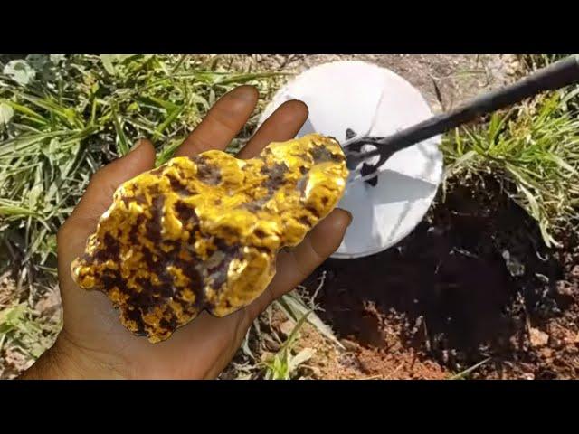 MAN FINDS GOLD NUGGET OF OVER 1 KG UNDER A STONE