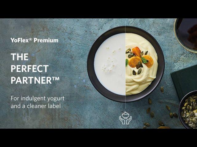 The Perfect Partner™ for luxurious yogurt and a cleaner label