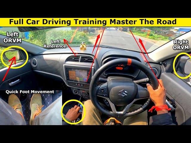 Part 10 | Complete Driving Training & LEFT RIGHT Side Judgement in Car | Road judgement in Car