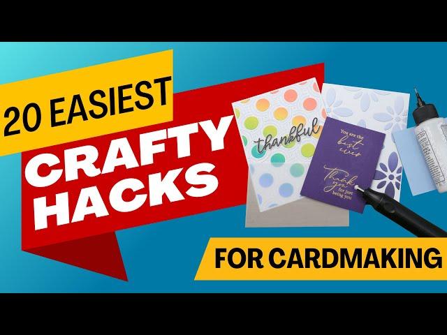 20 DIY Crafty Hacks for Card Making YOU WISH YOU KNEW SOONER !!!