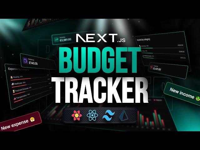 Build a Full Stack Budget Tracker with Next.js, TypeScript, Prisma, and Tailwind CSS