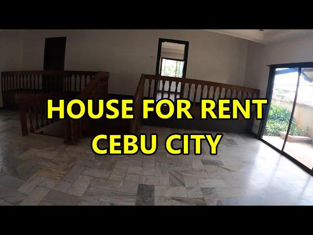 HOUSE FOR RENT, CEBU CITY!  COOL BASEMENT & LARGE LOT!