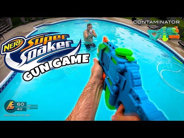 NERF GUN GAME | SUPER SOAKER EDITION (Nerf First Person Shooter)