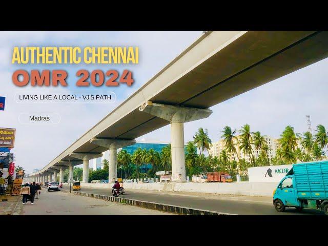 OMR 2024 - A Hub of IT Growth and Metro Connectivity 4K #vjspath  #chennai  #roadtrip #omr