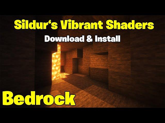 Sildur's Shaders for Minecraft Bedrock Edition 1.20 (Download & Install Sildur's for MCBE)