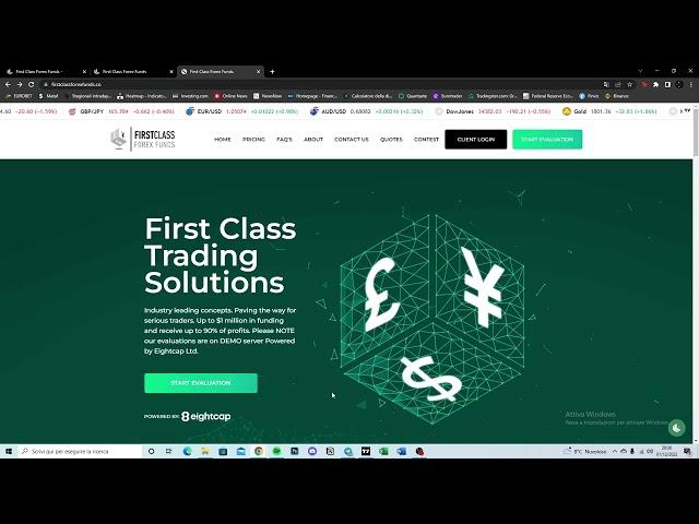 Tutorial Come Registrarsi su First Class Forex Funds