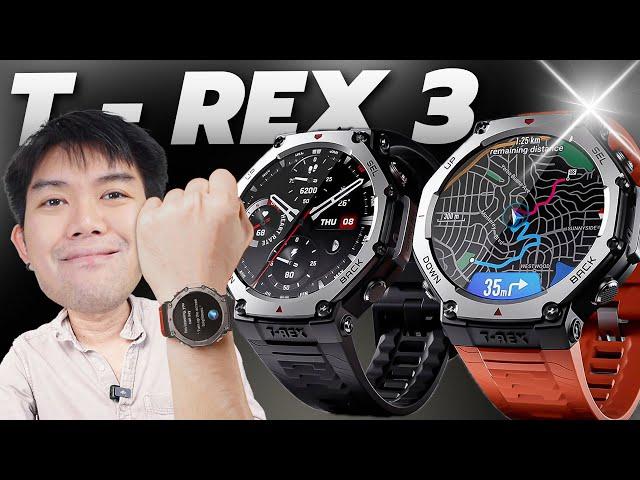 รีวิว Amazfit T-Rex 3 แบตอึด 27 วัน ดาวเทียมคู่ตัวจบฟิตกลางแจ้งงบ 7,000.-