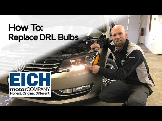 How To Replace Daytime Running Lights on a VW Passat or Jetta | Eich Motor Company