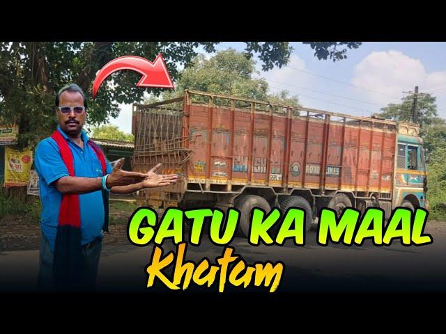 Gatu ka maal khatam //  Tire puncture ho gya //#vlog #truckdriverlife