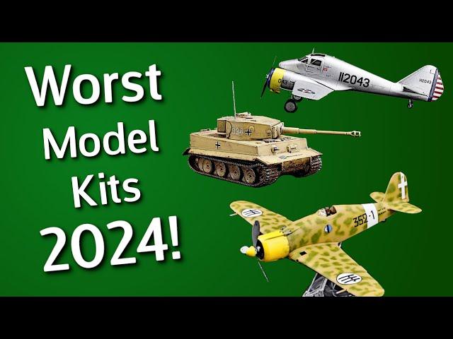 The Worst Plastic Scale Model Kits I Built in 2024!