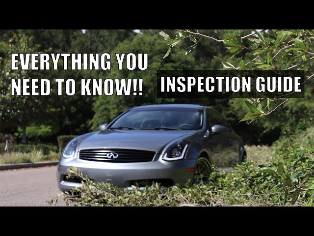 5 Things To Look For When Buying A Used G35/350z!