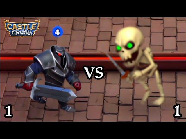 Giant Skeleton Vs Epic Black Knight! Castle Crush