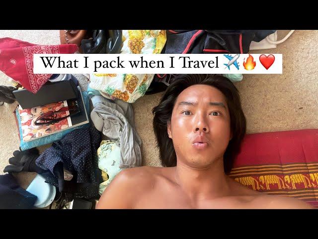 TRAVEL VLOG | What Toby Yo Packs! (Life Essentials)