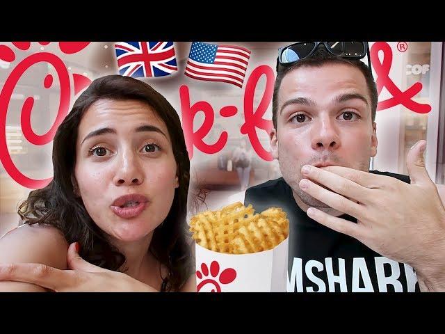 BRITS Try CHICK-FIL-A for the FIRST TIME! 