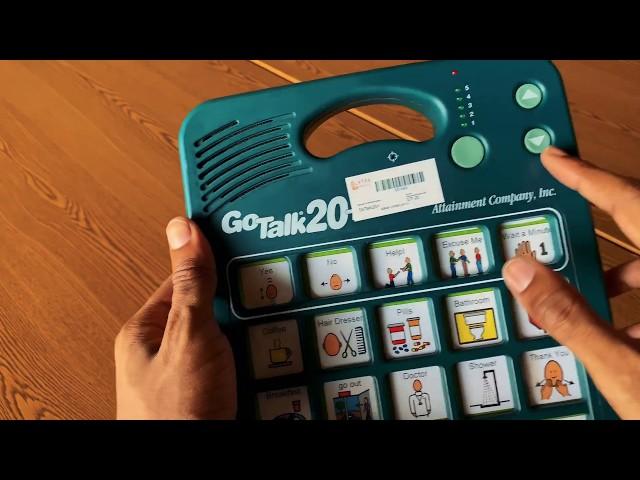 GoTalk 20+ - Assistive Device Video Demonstration