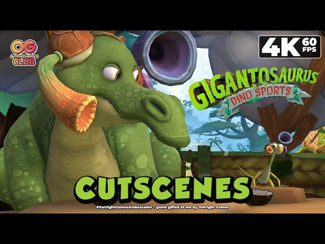 Gigantosaurus: Dino Sports - ALL CUTSCENES (PC 4K60)