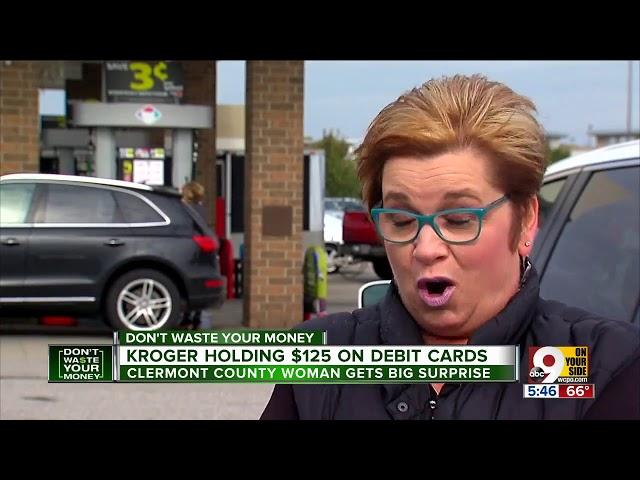 Kroger gas pumps put $125 hold on debit card