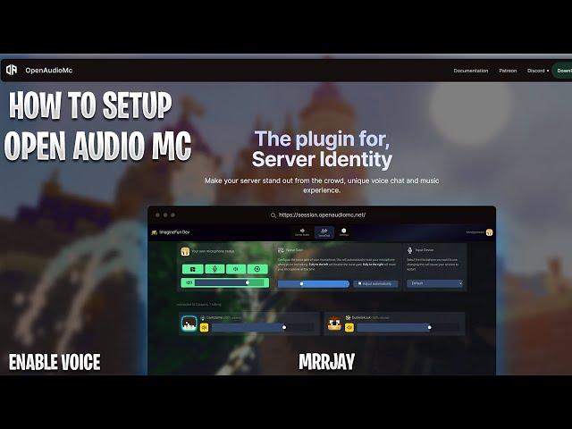 How To Setup Open Audio MC Plugin Enable Voice Chat in Your Minecraft Server