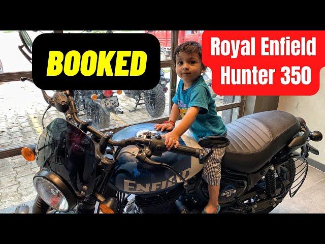 Finally booked HUNTER 350 || Royal Enfield Hunter || The Wing Rider