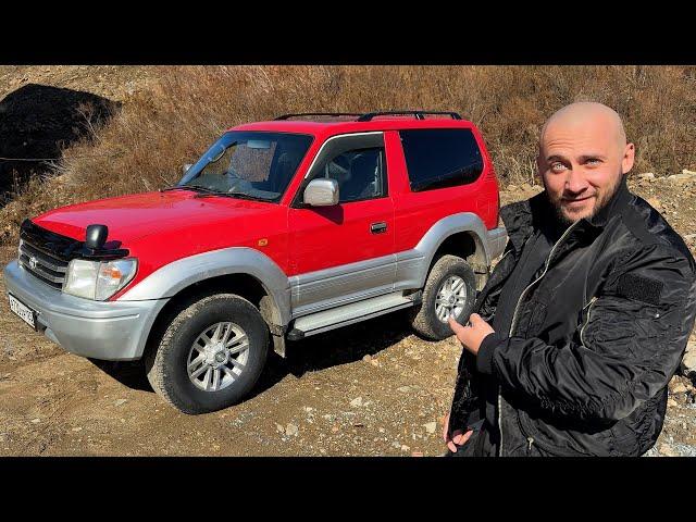 Купили САМЫЙ ДЕШЁВЫЙ Toyota Prado и поехали МУЖИКАМИ на рыбалку - Уха на Костре