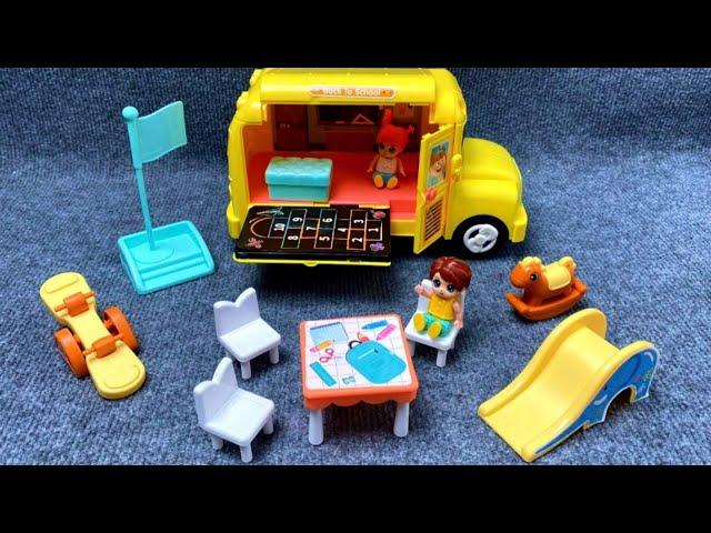 5 Minutes Satisfying with Unboxing & Review Bus Recreational Vehicle Toy ASMR