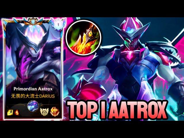 WILD RIFT AATROX - TOP 1 AATROX GAMEPLAY - CHALLENGER RANKED