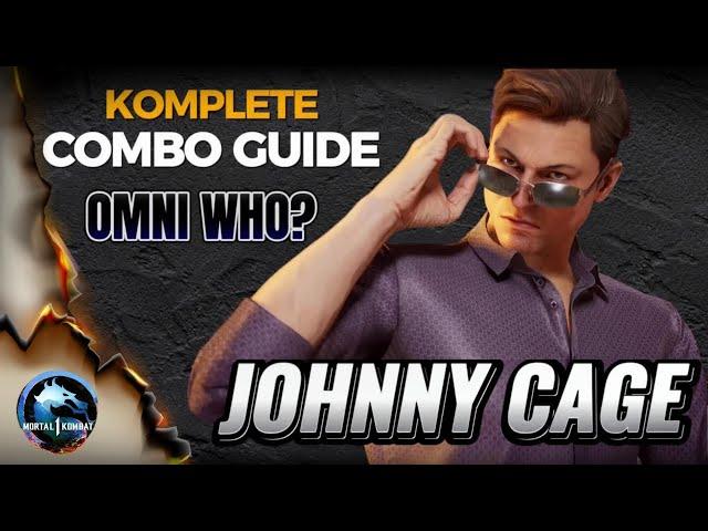NEW JOHNNY CAGE KOMPLETE COMBO GUIDE|MORTAL KOMBAT 1