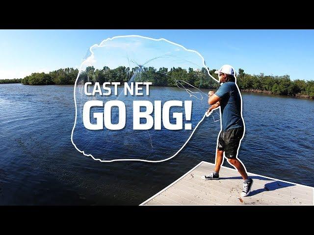 How To Triple Load Cast Net Throw | Easiest Way To Throw Big Cast Nets