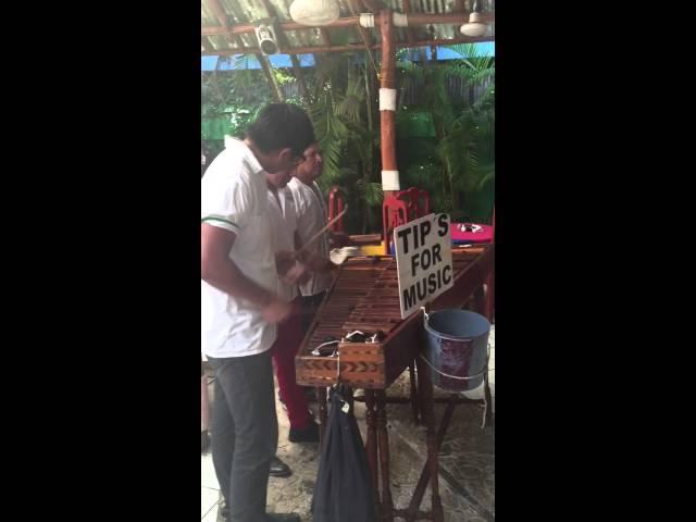 Mariachi Cozumel restaurant xylophone